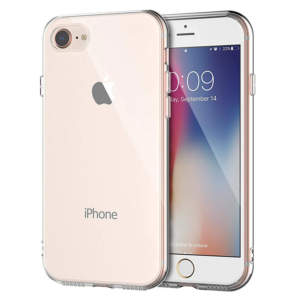 Ультратонкий прозрачный гибкий чехол для iPhone 6 6plus 6s plus 7 7plus 8 | Мобильные телефоны
