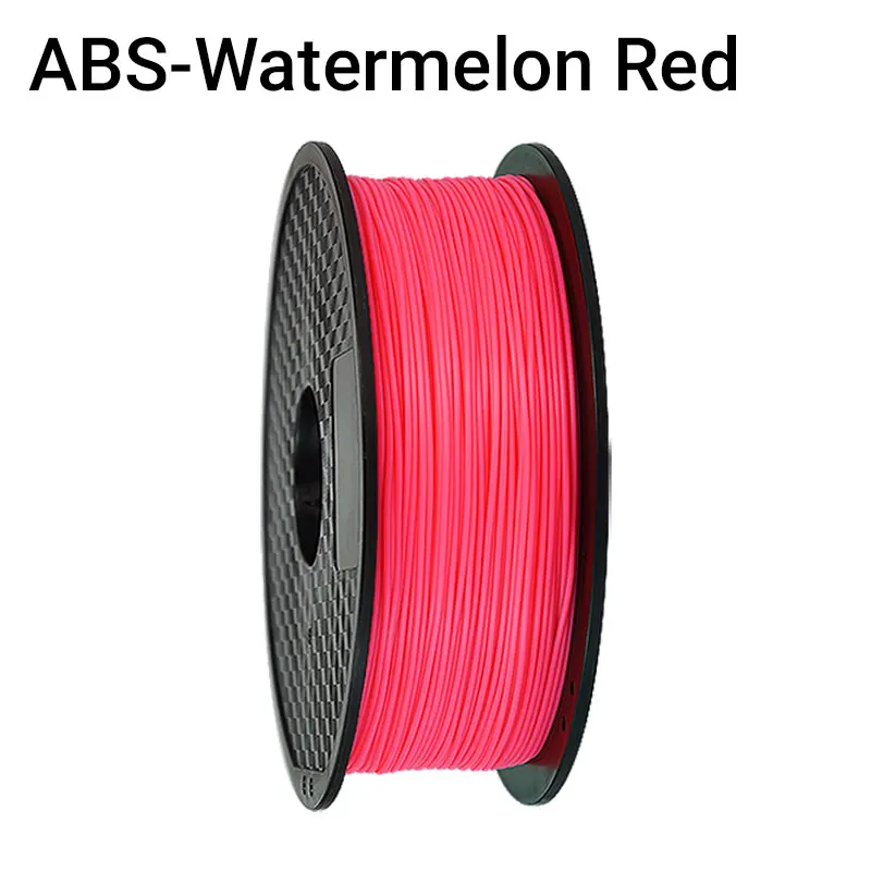 Watermelon-Red TOPZEAL Премиум твердый АБС-пластик с диаметром нити 3D-принтеры 1,75 мм 1 кг Пластик резиновая расходных материалов Материал черный Цвет для 3d печать - Цвет: Watermelon-Red