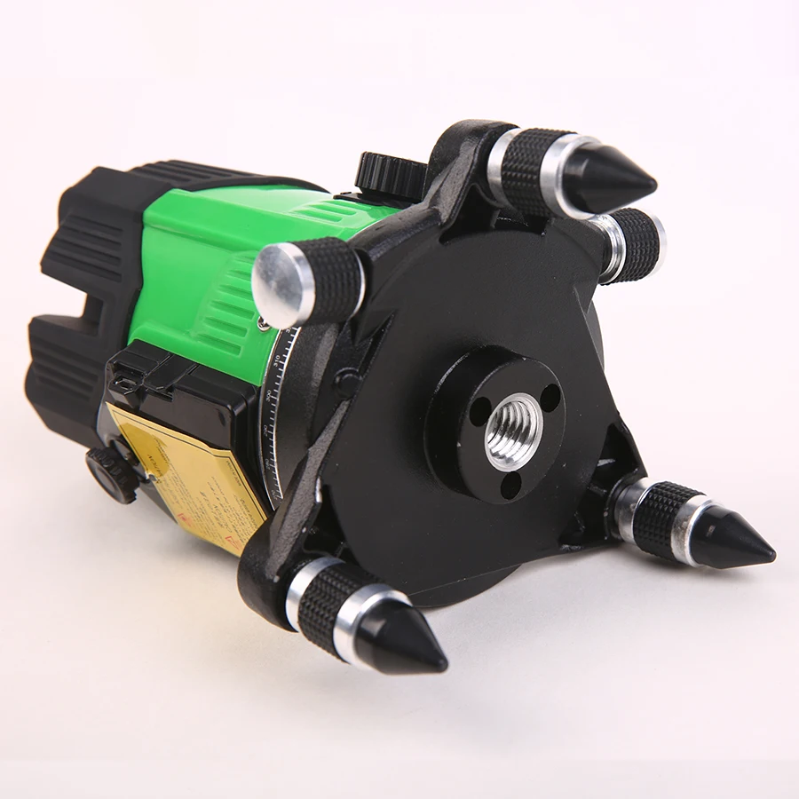 Borka self leveling laser level green 5 lines 3 2 360 degree rotary cross line nivel beam | Инструменты