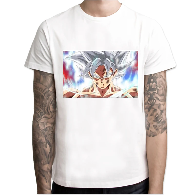 5012 Футболка Мужская Супер dbz футболка vegeta goku saiyan супер футболка dragon ball косплей костюм dragon ball z - Цвет: 5012