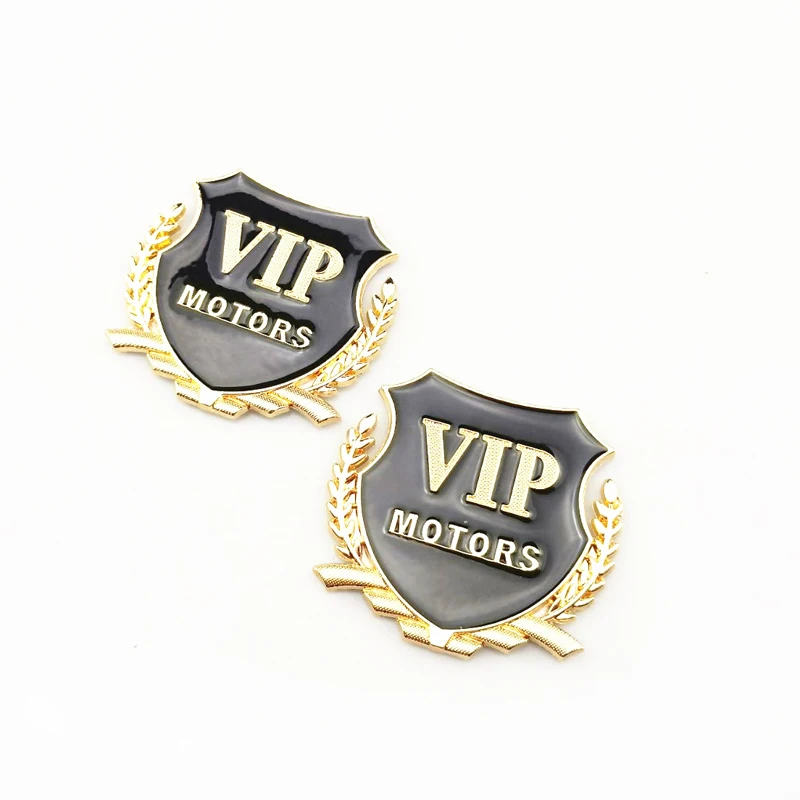 2 Автомобильные наклейки автомобильный VIP режим форма медали 3D гравировка