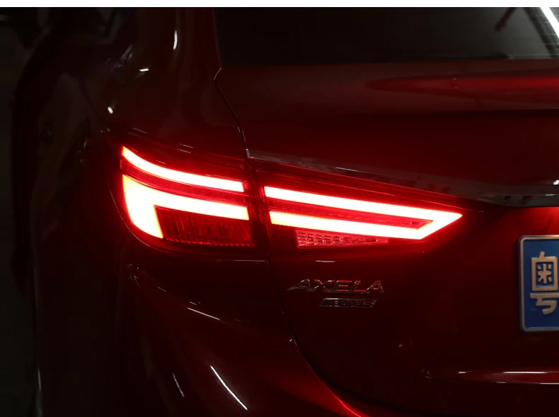 LONGDING светильник стайлинга автомобилей задний фонарь для Mazda 3 Axela светодиодный