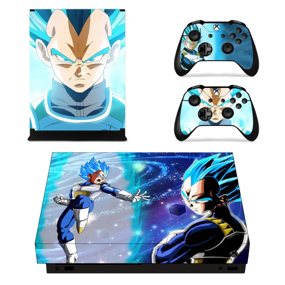 Dragon Ball Super Goku Faceplates Skin Console & Controller Decal Stickers for Xbox One X + Sticker | Электроника
