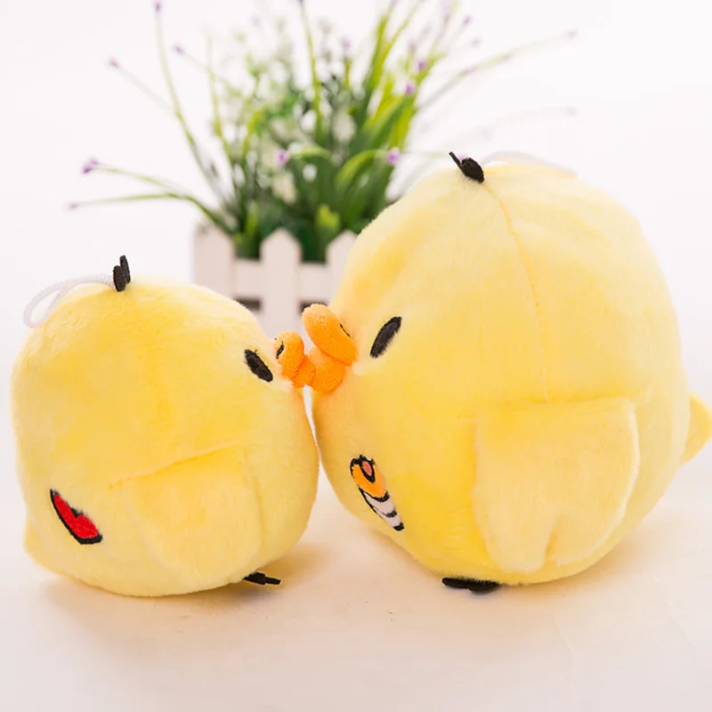 1 шт. Kawaii Желтая курица плюшевая игрушка милое животное фаршированная кукла