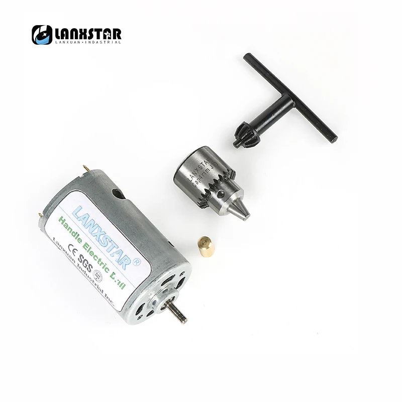 Lanxstar DC 12 24 В токарный станок двигатель 555 с миниатюрной ручной JTO сверлильный