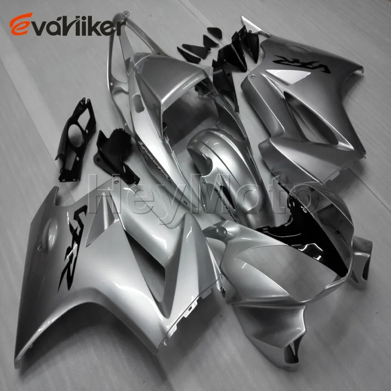 

Из АБС-пластика для мотоцикла обтекатель для VFR800 2002 2003 2004 2005 2006 2007 2008 2009 2010 2011 2012 серебро ABS Двигатель обтекатель