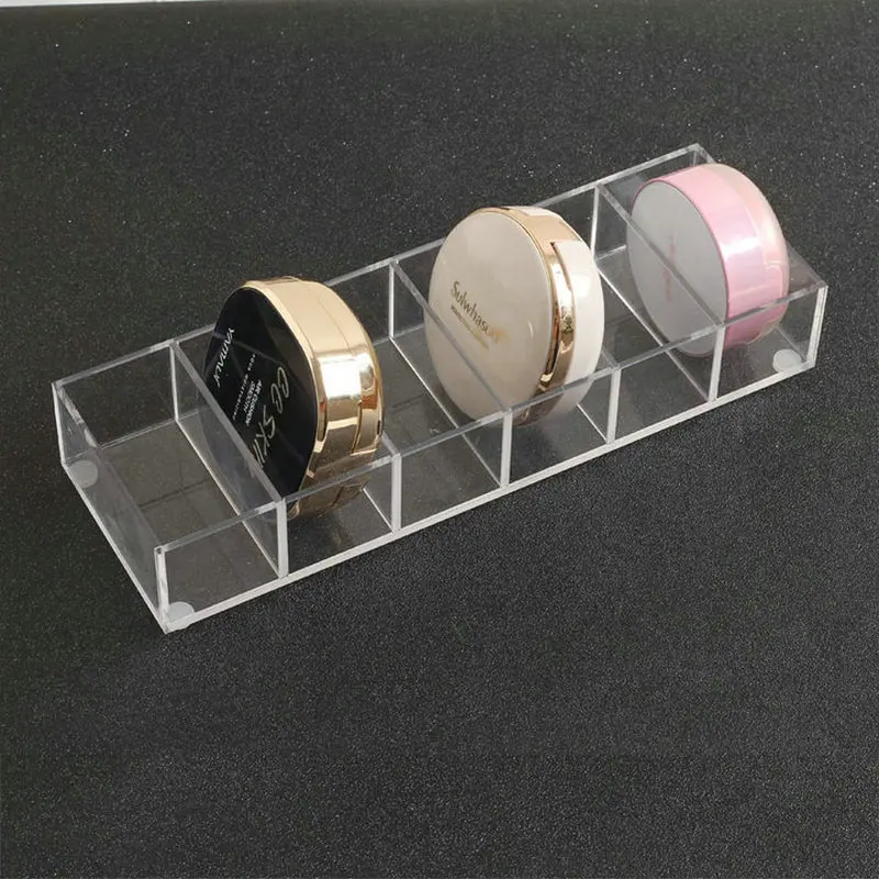 Acrylic 6 Grid Makeup Organizer Powder Storage Box Lipstick Tools Eyeshadow Case Jewelry Cosmetic Removable Air Cushion box | Дом и сад