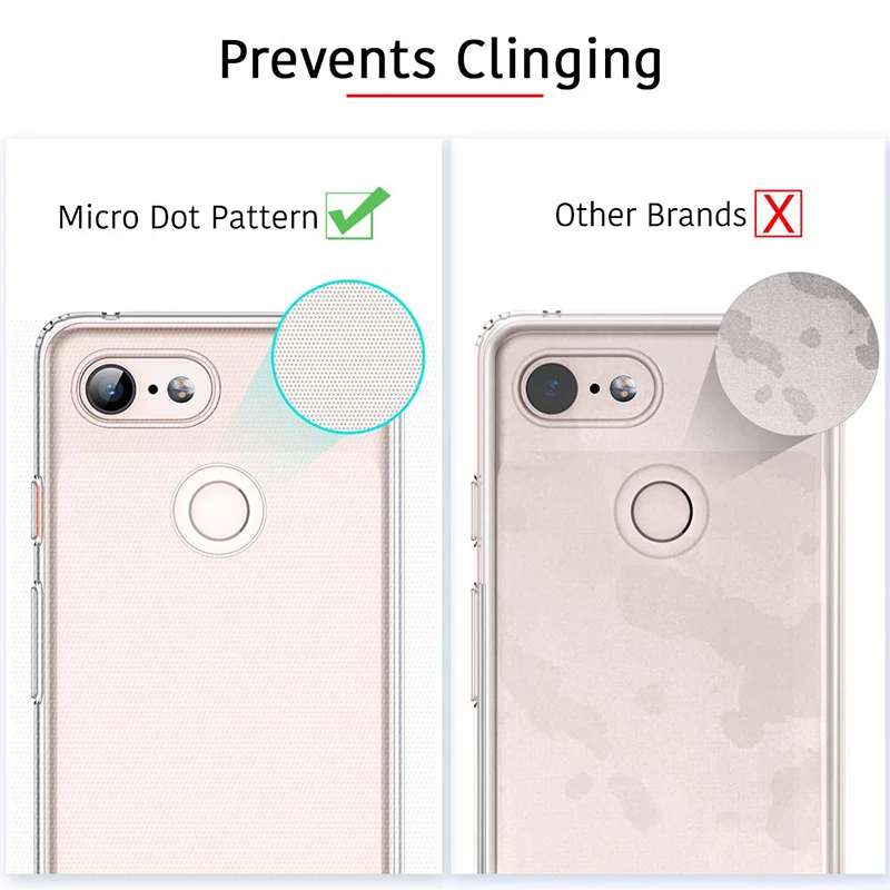 Чехол для мобильного телефона Google Pixel 3 3XL прозрачные чехлы из мягкого ТПУ 360