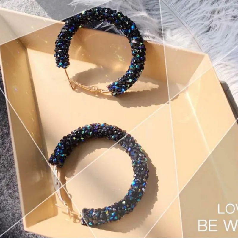 Женские серьги кольца в стиле ретро ювелирные изделия белого цвета 2020|earrings