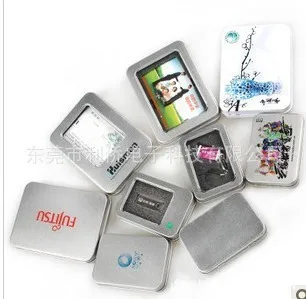 rectangle tin box USB metal case  usb packing box