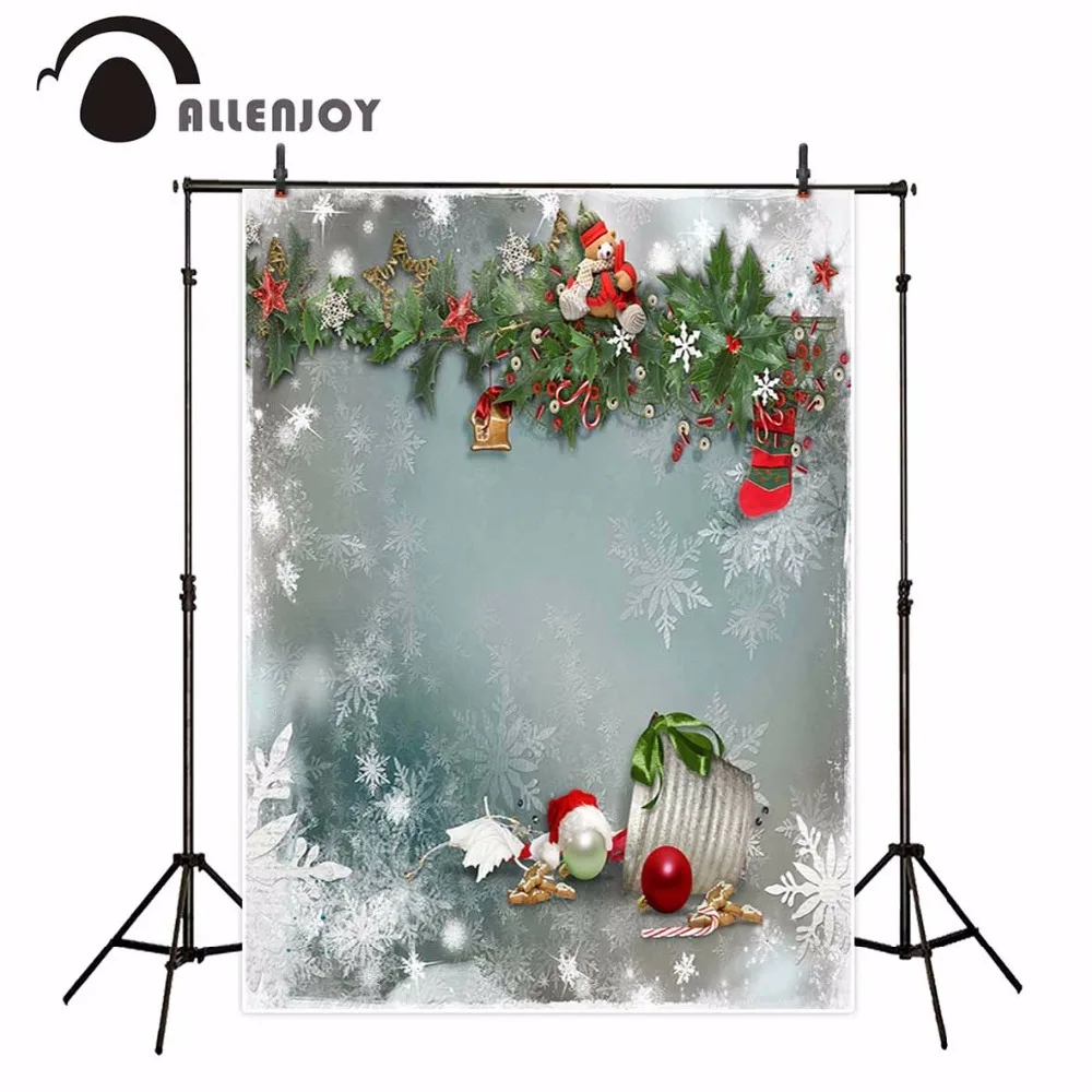 

Allenjoy Рождественская елка фоны для фотостудии боке Снежинка для детского душа фон Новый Фотофон