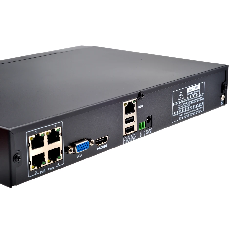 GADINAN 4CH 48 В POE NVR комплект с 4 шт. 960 P PTZ 4X моторизованный 2 8 12 мм авто зум объектив IP