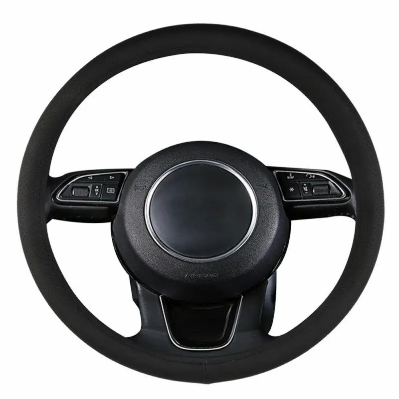 GLCC микрофибра кожаный чехол рулевого колеса автомобиля нескользящий Авто