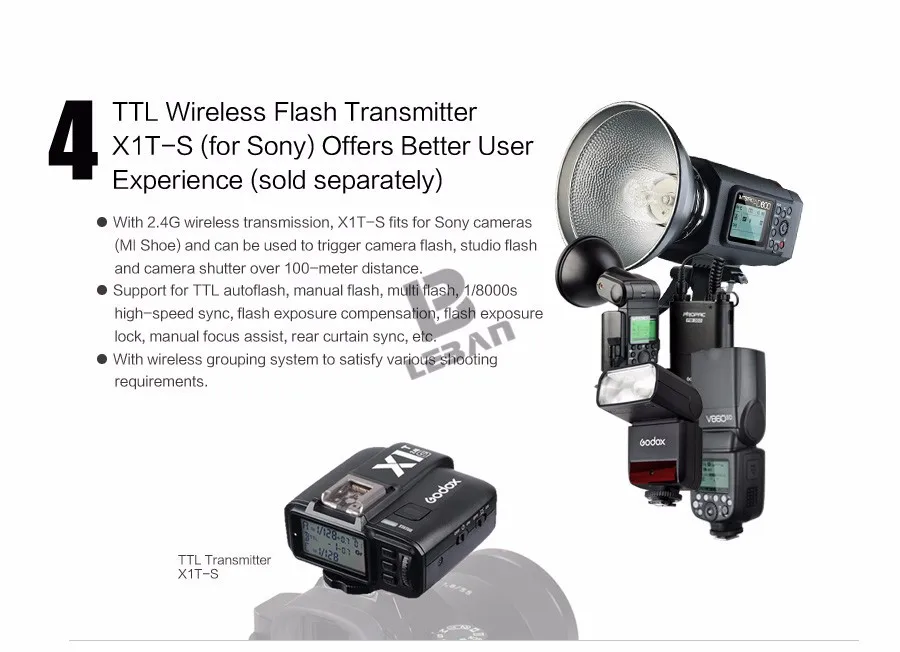 2x Godox Mini Speedlite TT350S камера Вспышка ttl HSS GN36+ X1T-S передатчик для sony беззеркальных DSLR камер A7 A6000 A6500