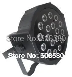 20pcs/Lot Led par Light 18x1W RGB Par64 RGBW Flat Par can slim party stage disco dj dmx wash effect lights | Лампы и освещение