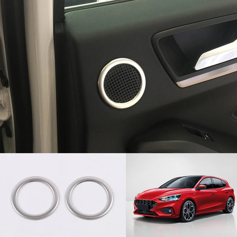Для Ford Focus 2019 2020 матовая задняя дверь из нержавеющей стали маленький звук крышка