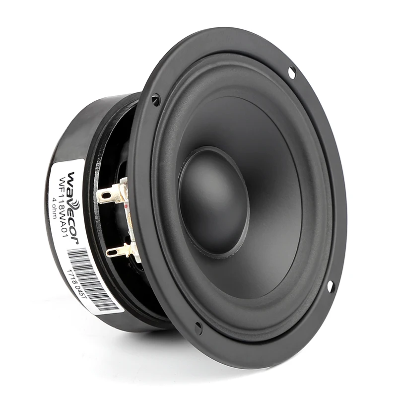 Hf-017 HiFi динамик s 4 5 дюймов литой алюминиевый шасси бумажный конус Средний