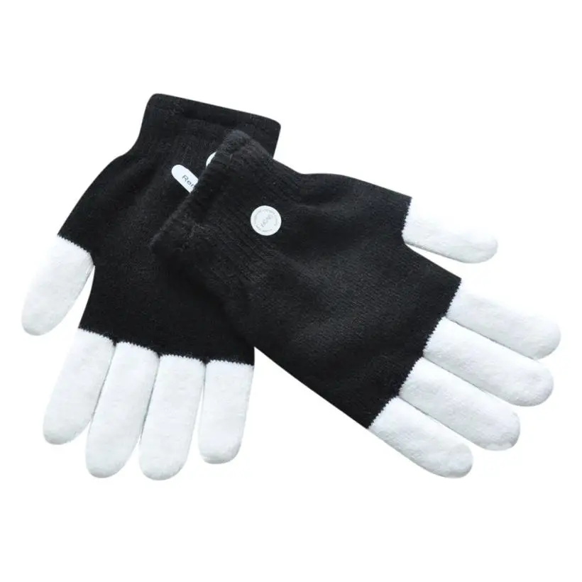 7 Colors Light Show Children LED Finger Lighting Colorful Rave Gloves Gants Enfant Fashion Baby For Kids Dropshipping | Детская одежда