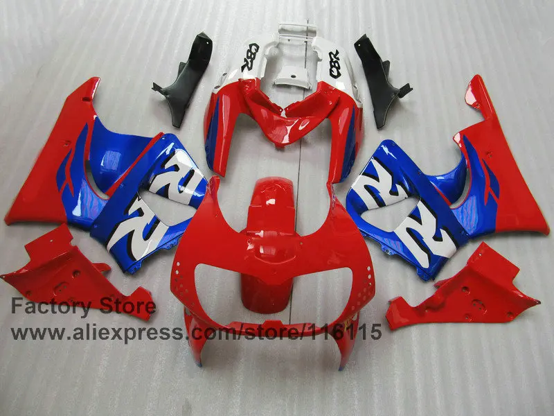 Комплекты обтекателей на вторичном рынке для HONDA CBR900RR 96 97 CBR 893RR 1996 1997 красный