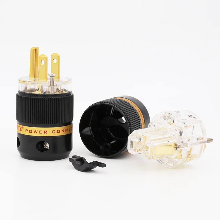 Viborg VM511G + VF511G Прозрачная Чистая медь 24K позолоченный американский шнур