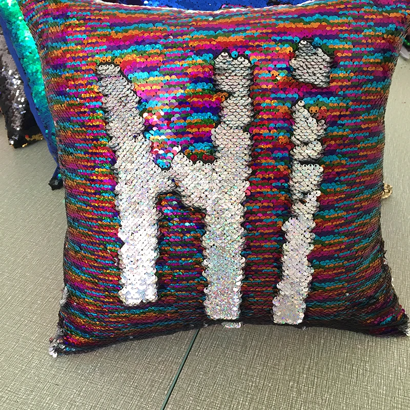 Glitter Sequins Подушки обложки Cafe Home Decorative Cushion Case Новинка игрушки Geek играть антистресс