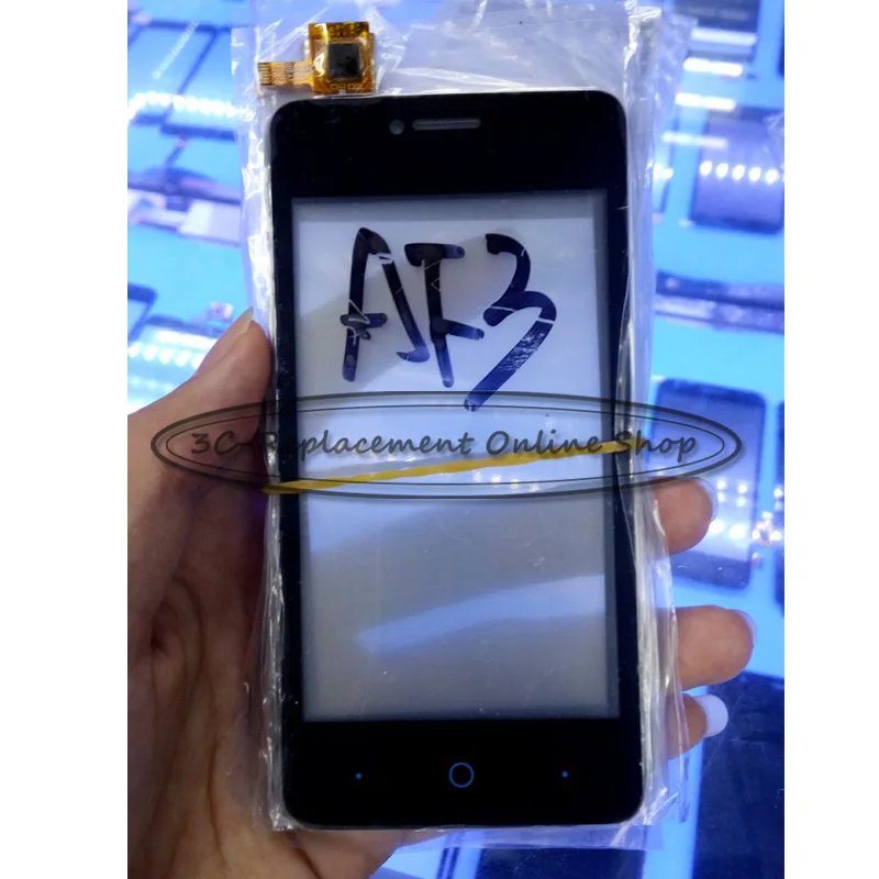 Черный/белый 4 дюймов сенсорный экран дигитайзер для ZTE лезвие AF3 T221 A5 pro дисплей +