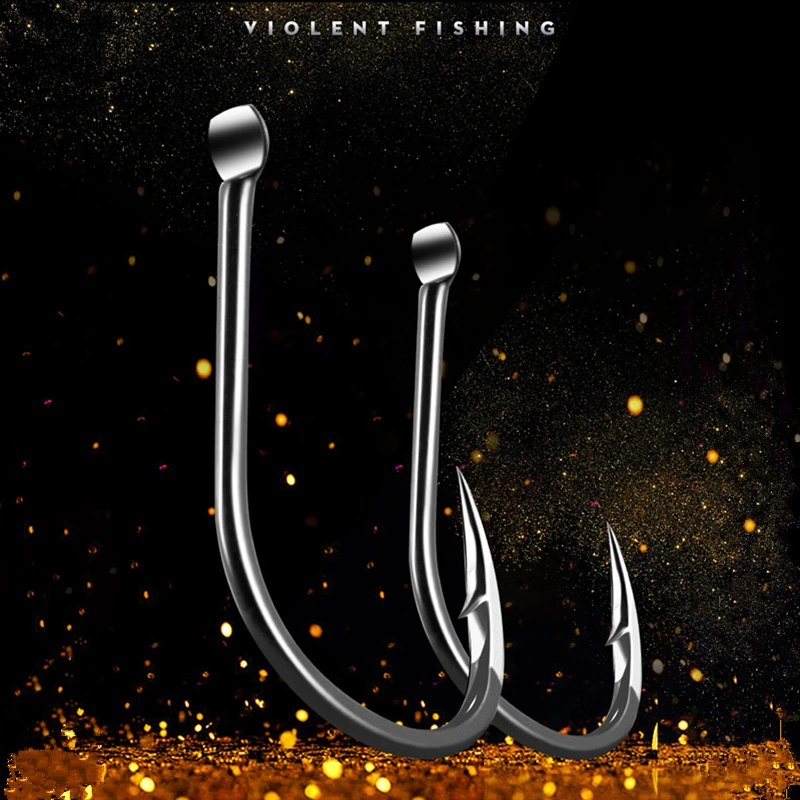 

150 шт., рыболовный крючок из высокоуглеродистой стали Iseama 0,5 #-16 #, один крючок высокого качества, рыболовный крючок черного цвета, один большо...