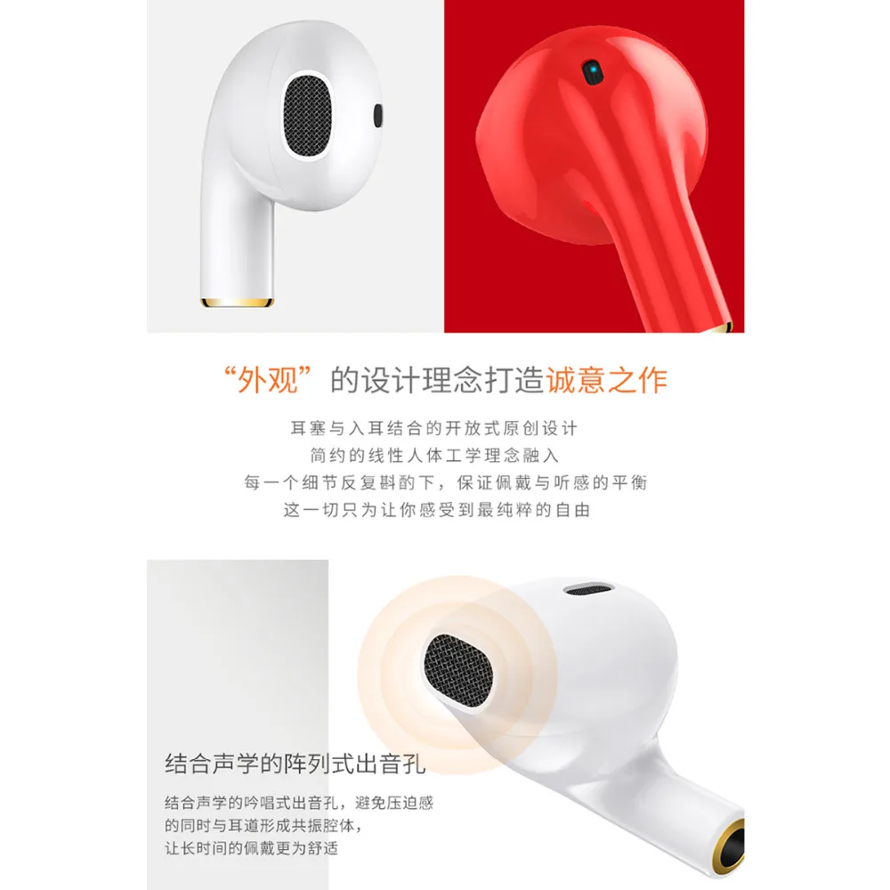 JRGK сенсорные стерео беспроводные наушники синие зубные для iphone xiaomi Беспроводные