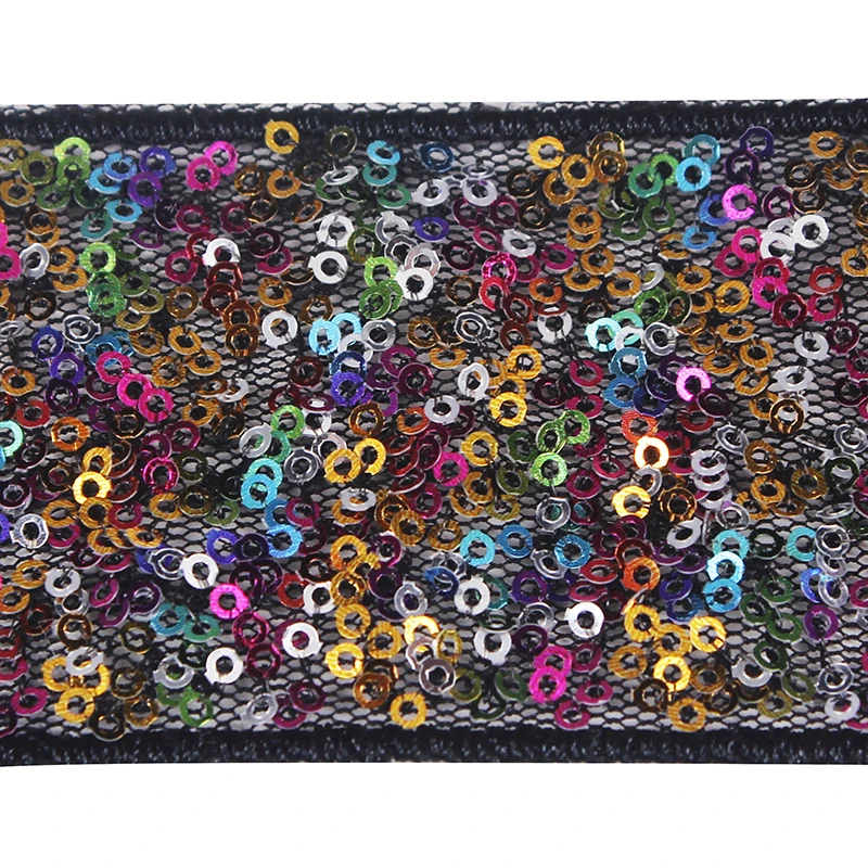 20 ярдов вышивка из бисера аппликация с блестками искусственная отделка для