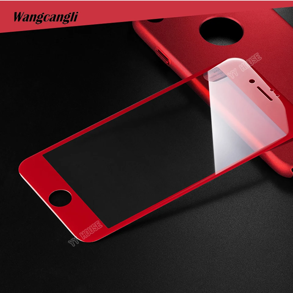 3D изогнутый край Полное покрытие закаленное стекло протектор экрана для iphone7 6 6s 8