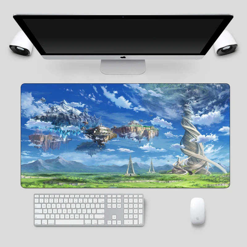 Gaming Mouse Pad Gamer Sword Art Online Large Anime Mousepad Grande Rubber Cartoon Keyboard Computer Office Laptop Desk Mat | Компьютеры и