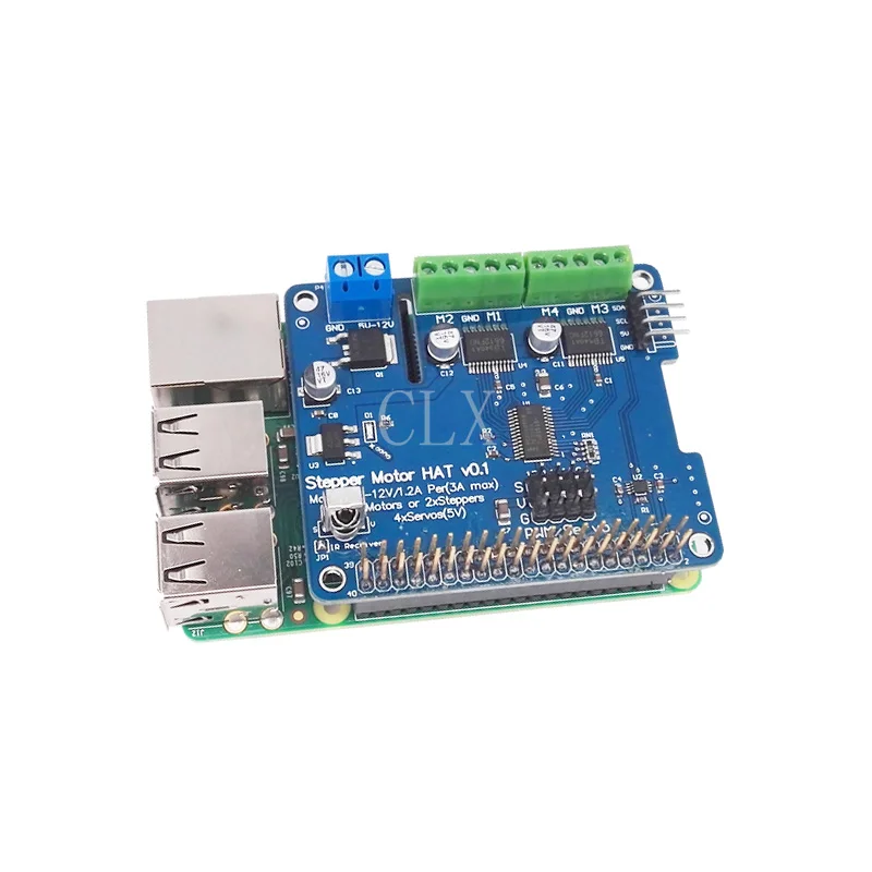 Полнофункциональная плата расширения для робота Raspberry Pi 3 поддержка 3/2B/B + (шаговый