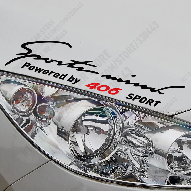 

2 шт., наклейки на автомобильные чехлы для peugeot 406