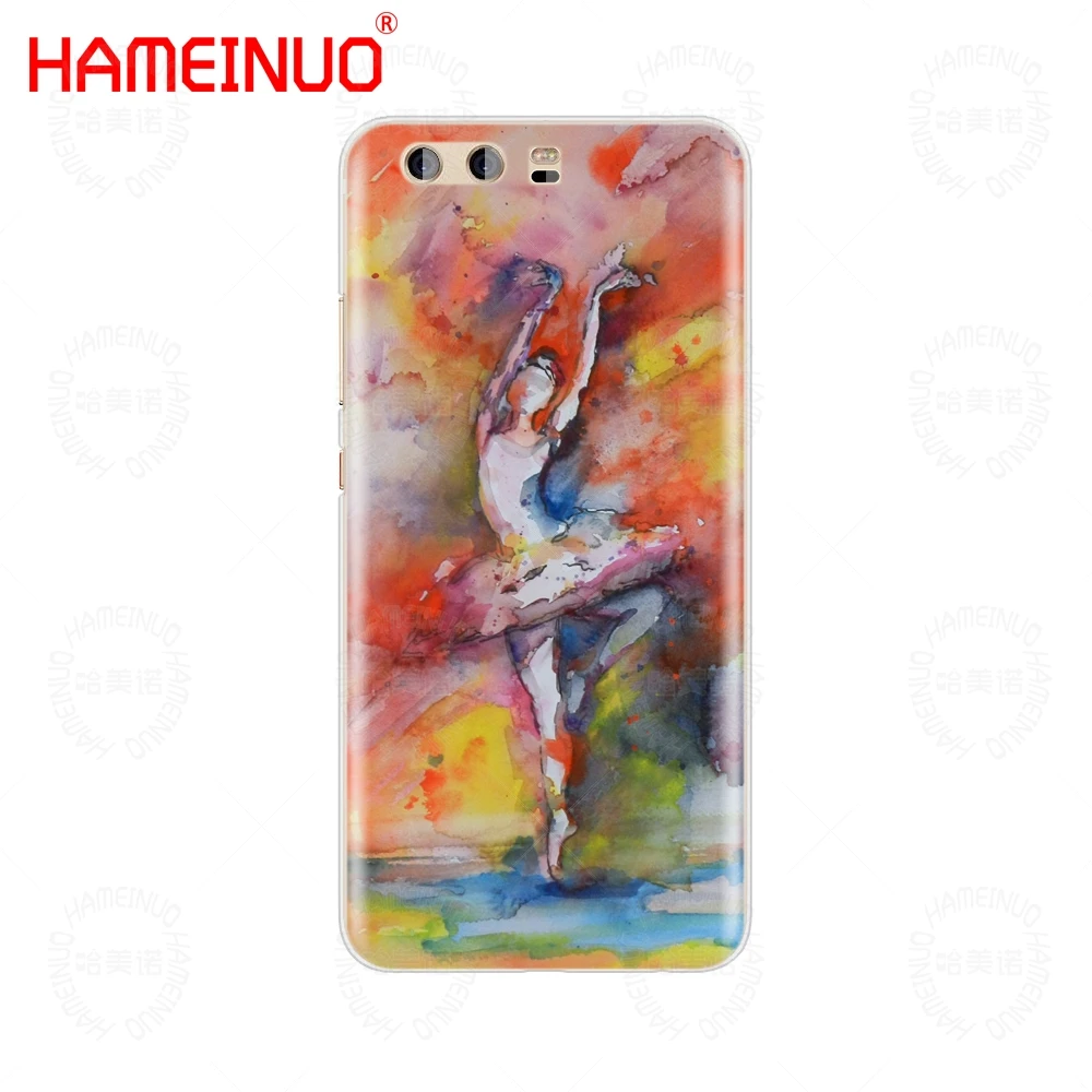 HAMEINUO балерина танцующая девушка тапочки чехол для телефона huawei Ascend P7 P8 P9 P10 P20 lite