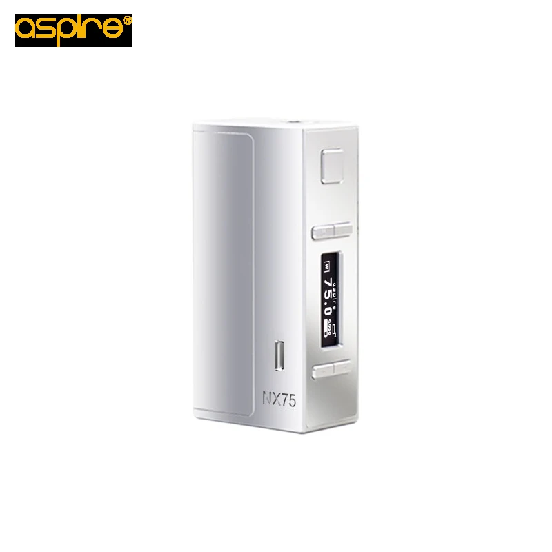 Aspire NX75 Z 75 Вт цинк 18650 коробка Mod для Atlantis EVO танк электронной сигареты Micro USB Порты и