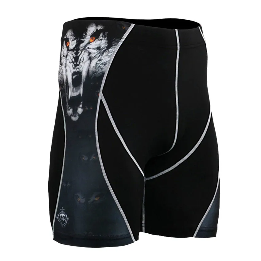 Летние мужские шорты для бега с 3D принтом быстросохнущие короткие штаны фитнеса