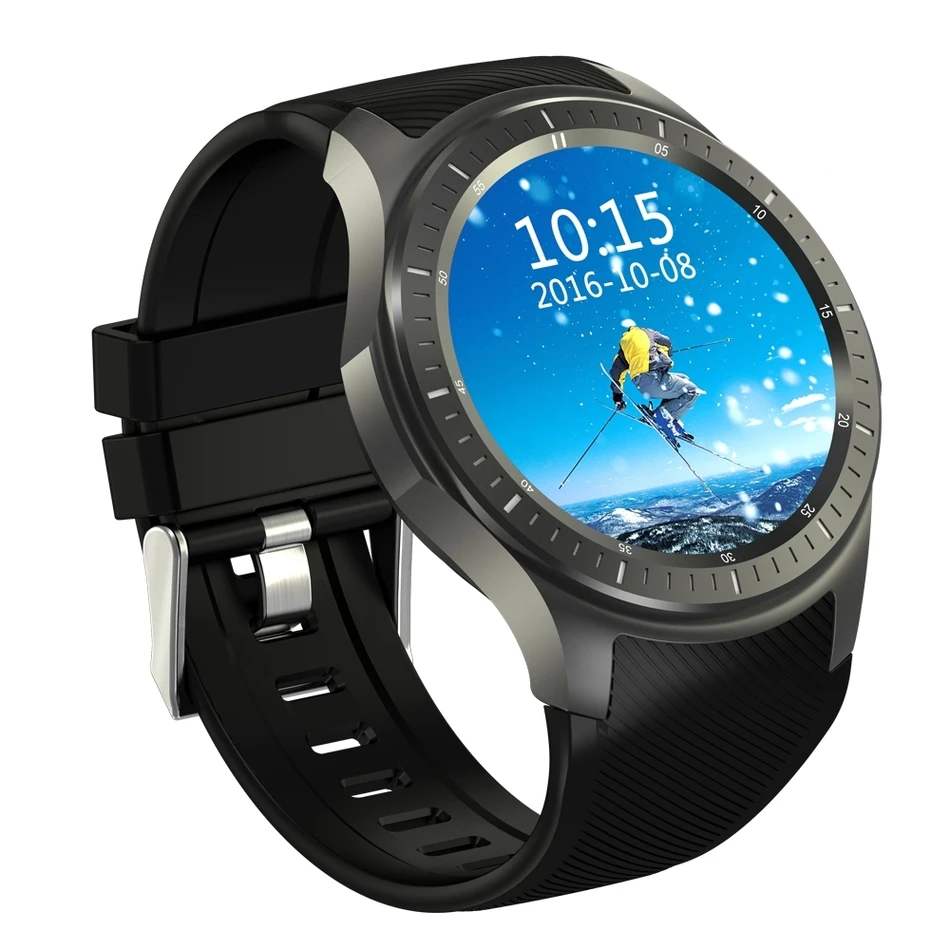 Новый Domino DM368 Android 3G SmartWatch Смарт часы телефон MTK6580 GPS 4 ядра 8 ГБ Встроенная память