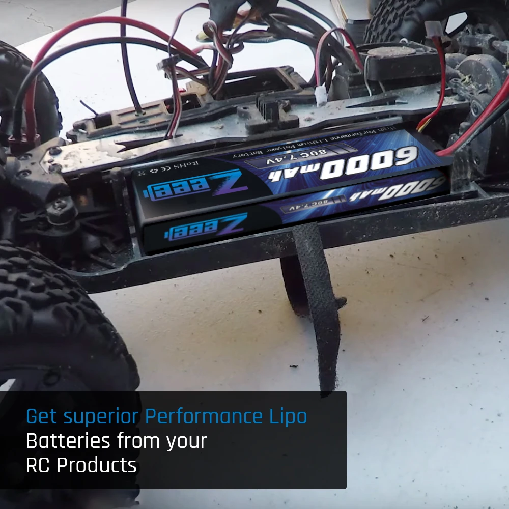 Zeee 6000 мАч RC LiPo батарея для RC 2S 80C LiPo 7,4 В с декантами T Разъем для RC автомобиля грузовик Танк Losi Traxxas Slash Truggy
