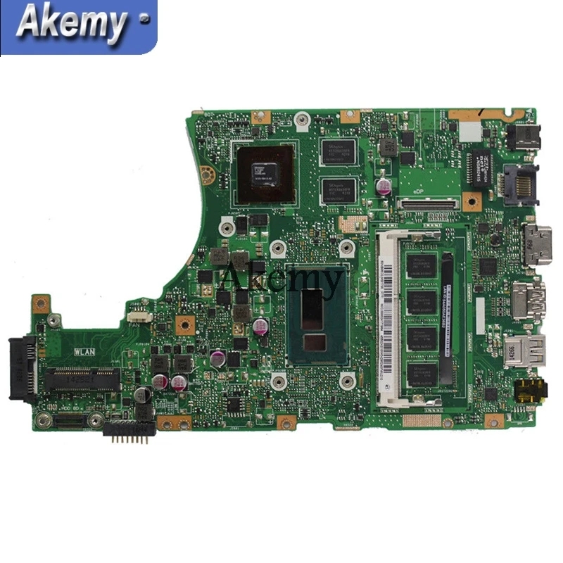 Akemy X455LD X455LJ материнская плата для ноутбука For Asus X455LD/J X455L X455 Y483L W419L W409L F455 тестовая
