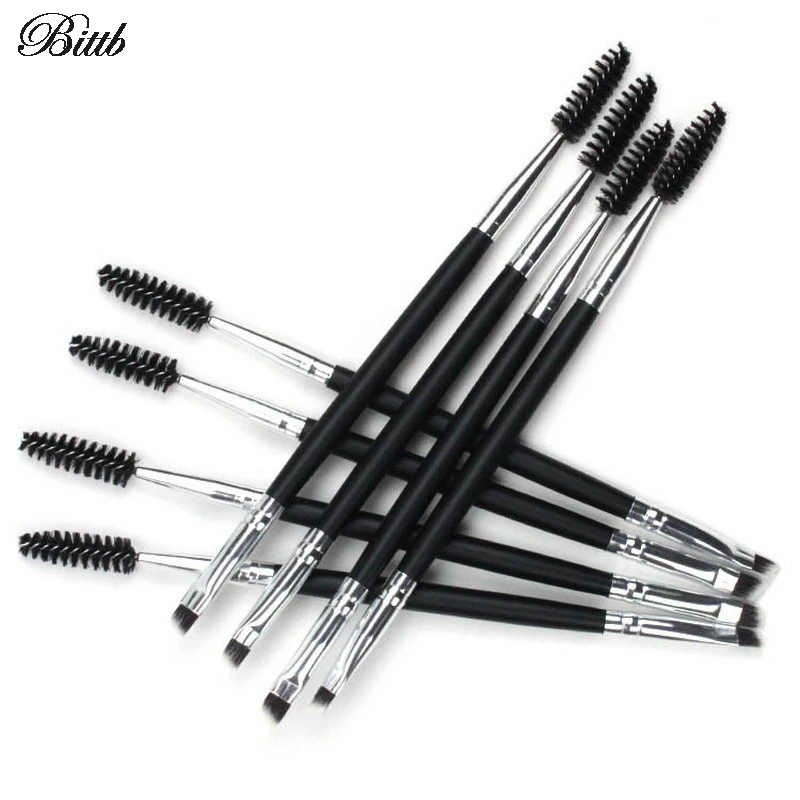 1 шт. Кисть для макияжа бровей с деревянной ручкой|eyebrow brush|brush formakeup brushes |