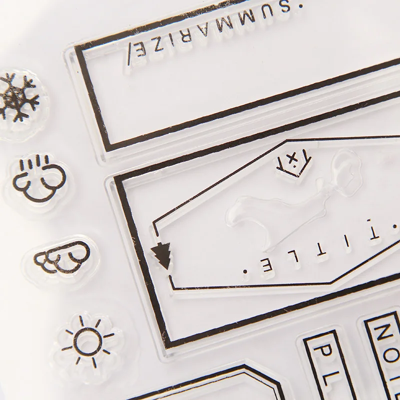 Винтажные ярлыки звезда прозрачный силиконовый штамп для скрапбукинга сделай