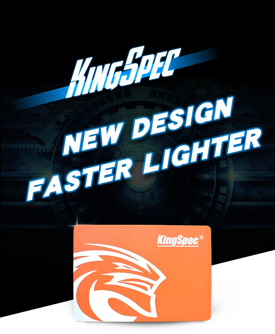 Новинка Kingspec 2,5 SATA 3 III 6 ГБ/сек. SATA II SSD 1 ТБ HDD 1024 GB, Кэш: 1GB жесткий диск высокая скорость и емкость