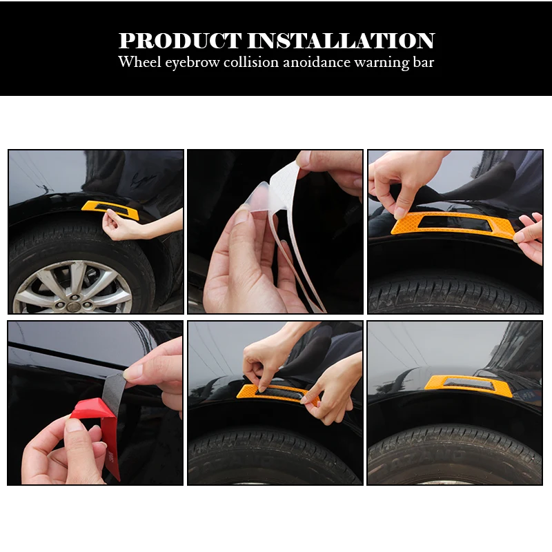 KOSOO Авто автомобильная Светоотражающая полоса наклейки безопасность