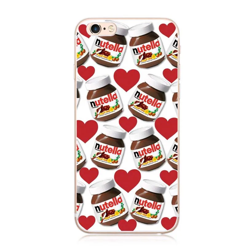 С милым дизайном tumblr Nutella силиконовый чехол для iPhone X XS XSMAX XR 6plu 5 5S SE 7 plus 8 плюс чехлы