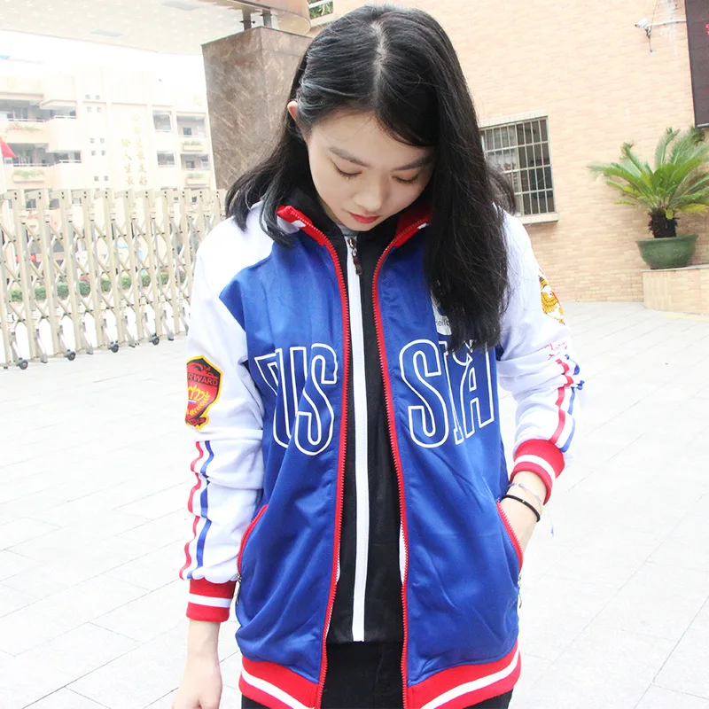 Аниме Юрий на льду косплей Юри плисецкий костюм Юрий! Куртка для косплея on Ice