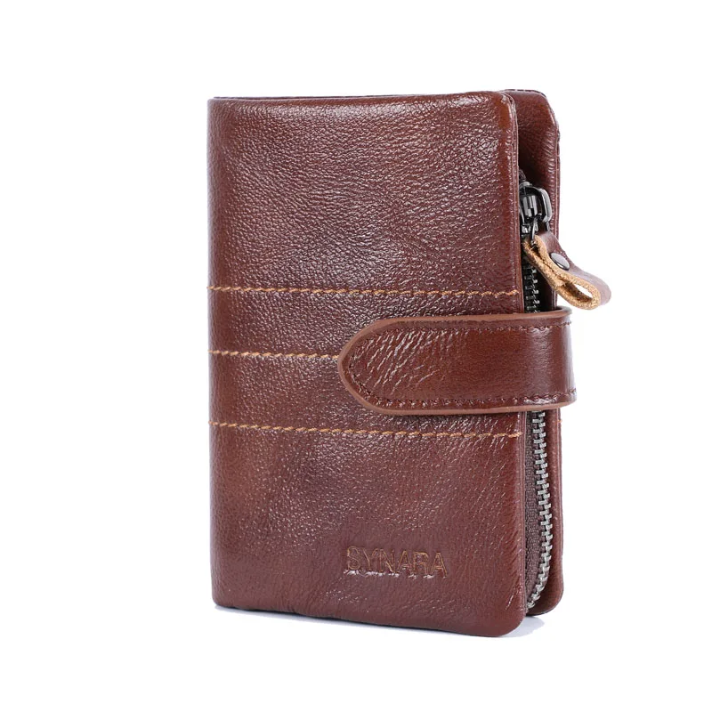 Мужской кошелек-клатч в стиле ретро SYNARA черный вместительный кошелек из