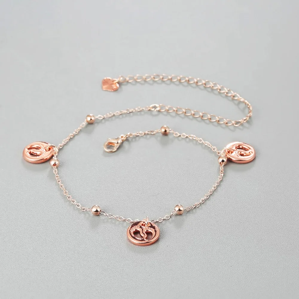 Чандлер Для женщин след браслет цепочка на лодыжку &quotсобачья лапа&quot босиком