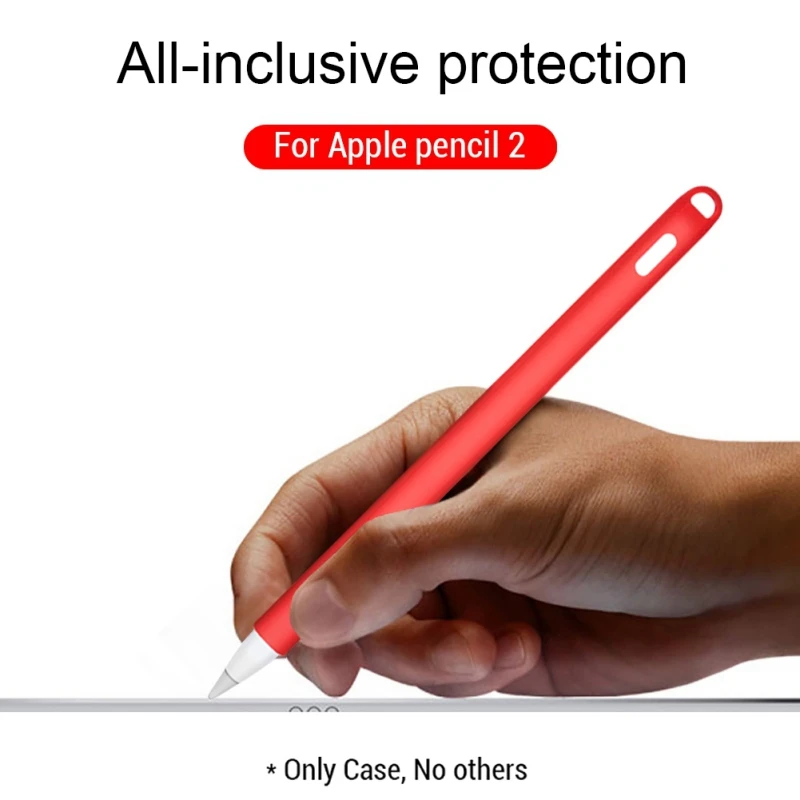Цветной силиконовый чехол для Apple Pencil 2 го поколения держатель Премиум iPad Pro 12 9 11