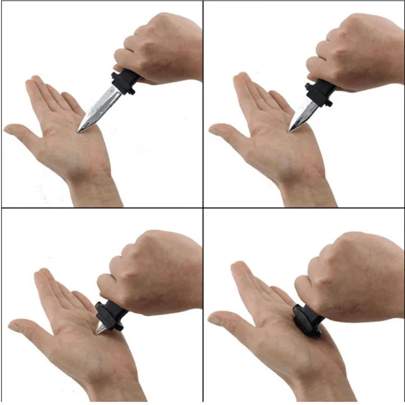 New Comedy Magic Plastic Retractable Dagger Joke Prank Props Knife Scary Trick Toys Halloween Party Favor | Дом и сад