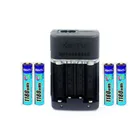 KENTLI 4 шт. AAA battery1.5v 1180mWh AAA перезаряжаемый литий-ионный аккумулятор литий-полимерный аккумулятор + интеллигентая (ый) быстро Зарядное устройство